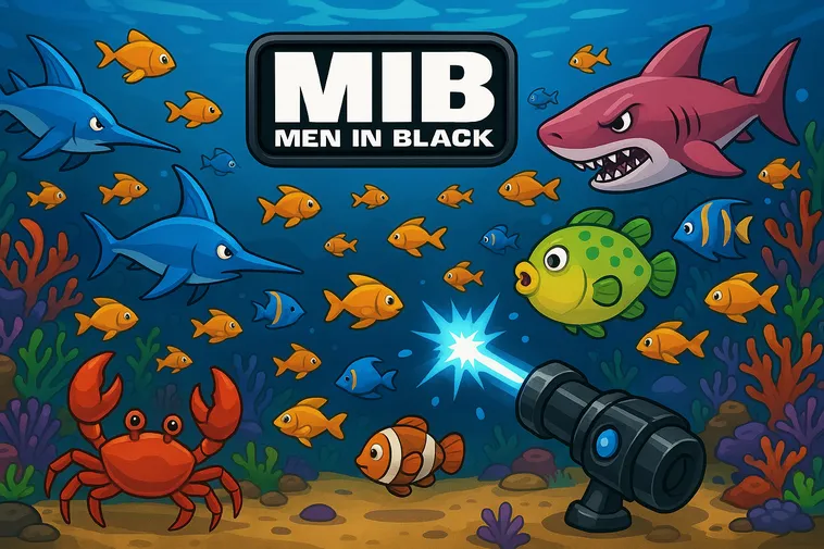 Đặc Vụ Săn Cá: Bí Quyết Chơi Bắn Cá Men In Black Tại 123WIN